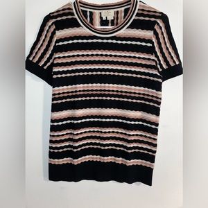 Kate Spade NY Striped Knit Top, M, NWOT